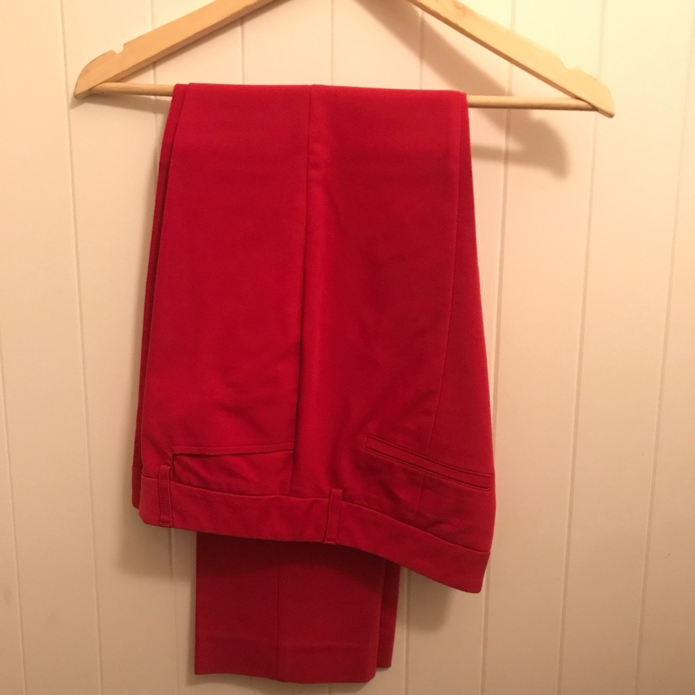Express Columnist Pant Red